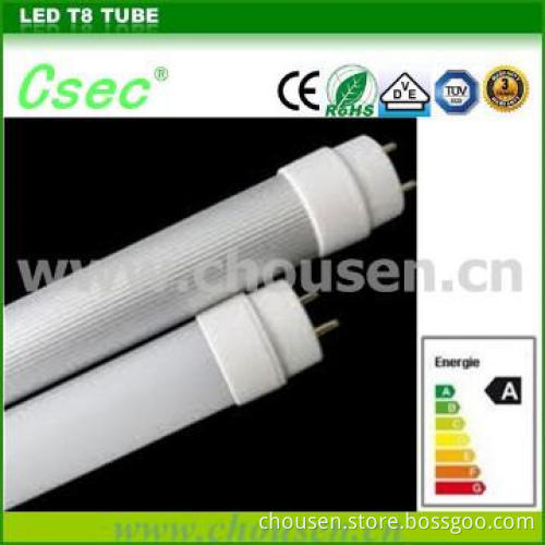 Hotel Cool White Aluminium Frosted Cover SMD3014 T8 Tube